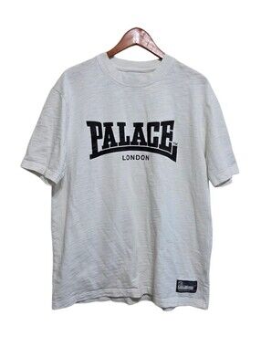 Palace Slub Strong T-Shirt in White Size XL